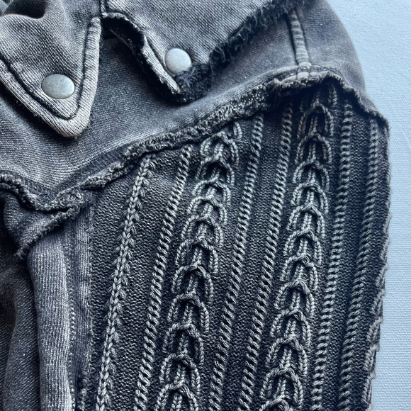 Rare Free People Moto Dolman Jacket L - Picture 3 of 7